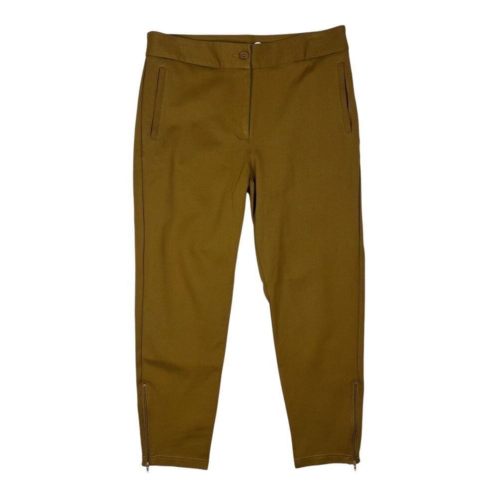 Betabrand Cigarette Dress Pant Yoga perforated Skinny Leg toffee large petite
